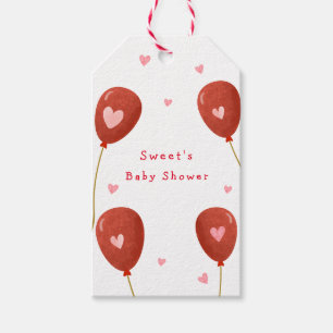 Modern Little Sweetheart Balloon Baby shower Cadeaulabel
