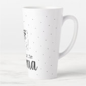 Modern Llama brengt de drama op Latte Mok (Rechts)