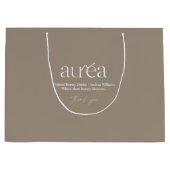 Modern Logo Cosmetica Winkel Groot Cadeauzakje (Voorkant)