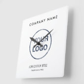 Modern Logo Design Company Vierkante Klok (Hoek)