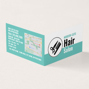 Modern Logo, Hair Stylist, Hair Salon Loyalty Visitekaartjes