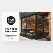 Modern Logo Photo Professional Business  Spandoek (Horizontaal)