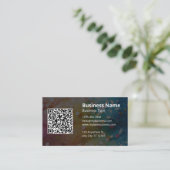 Modern Logo Scanbare QR-code Visitekaartje (Staand voorkant)