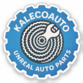 Modern Logo Sticker (Voorkant)