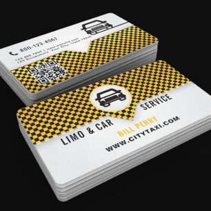 Modern logoontwerp voor limo- en autoverhuurservic visitekaartje