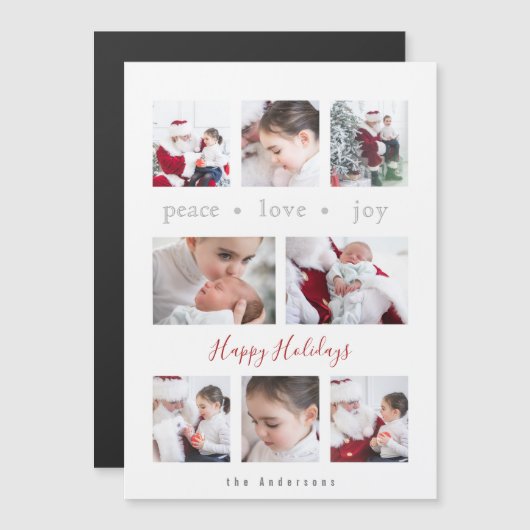 Modern Love Joy Peace Multi-Photo (Voorkant / Achterkant)