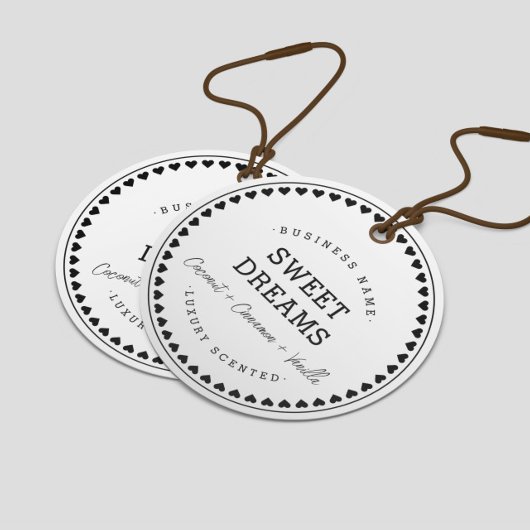 Modern Love Pattern Packaging Hang Labels