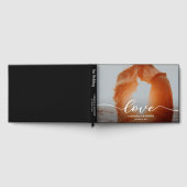 Modern Love Script Photo Wedding Gastenboek (Volledig)