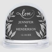 Modern Love Script Wedding Photo Keepsake (Arrière)