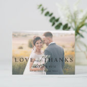 Modern Love & Thanks 2 Mariage photo Merci (Debout devant)