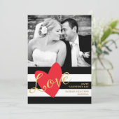 Modern Love Valentine's Day Carte photo (Debout devant)