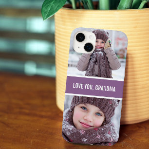 Modern Love You Grandma 2 Photos Paars iPhone 11 Hoesje