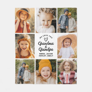 Modern Love You Oma Opa Instagram Foto Fleece Deken