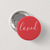 Modern Loved Ronde Button 3,2 Cm (Voorkant /achterkant)