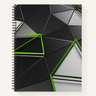 Modern Low-Poly Bullet Journal / Lined Notitieboek