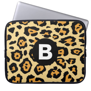 Modern Luipaard Vlekkenpatroon Laptop Sleeve