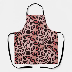 Modern luipaardpatroon dier schort