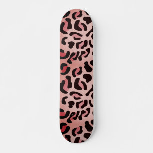 Modern luipaardpatroon dier skateboard