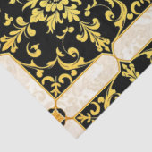 Modern Luxe Elegant Bloemen Collectie Tissuepapier (Detail)