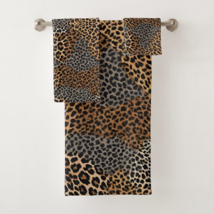 Modern luxe wit luipaard Elegant Collectie Bad Handdoek