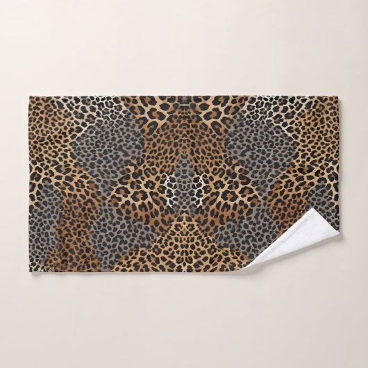 Modern luxe wit luipaard Elegant Collectie Bad Handdoek (Handdoek)