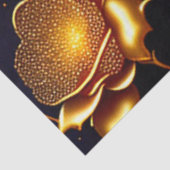 Modern Luxury Big Gold Roos Collectie Tissuepapier (Detail)