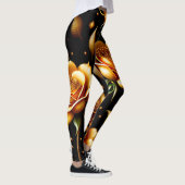 Modern Luxury Boho Gold Roos Collectie Leggings (Rechts)