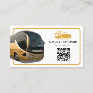 Modern Luxury Bus Company Goud Visitekaartje