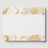 Modern Luxury Gold Abstract Wedding Gastenboek (Achterkant)