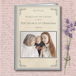 Modern Luxury Grandmother Storybook Mother's Day Kaart
