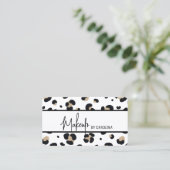 Modern Luxury Make-up Artist Visitekaartje (Staand voorkant)