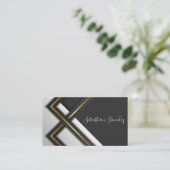 Modern Luxury Visitekaartje (Staand voorkant)