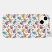 Modern Macaroon Desserts Case-Mate iPhone Case (Achterkant (horizontaal))