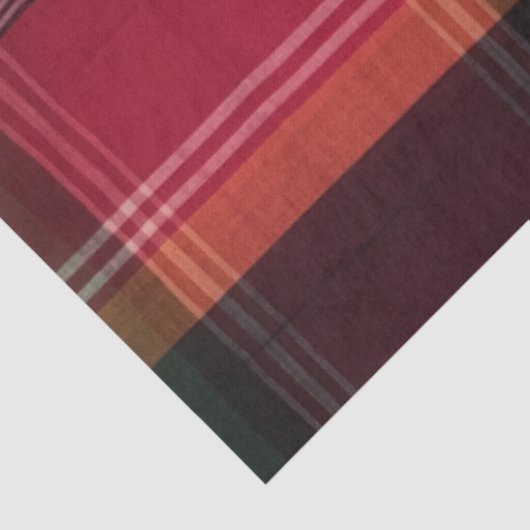 Modern Madras Pset Pattern Tissuepapier (Detail)
