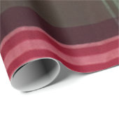 Modern Madras Pset Red Green Square Pattern Cadeaupapier (Rol Hoek)