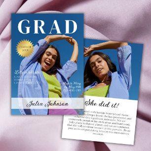 Modern Magazine Afstuderen Foto 2025 Afstuderen Kaart