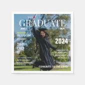 Modern Magazine Photo Afstuderen Servet (Voorkant)