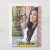 Modern magazine volledig Afbeelding foto Afstudere Kaart (Voorkant)