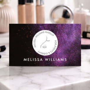 Modern Make-up Artiest Minimalistische Cirkel Gezi Visitekaartje