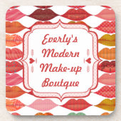 Modern Make-up Boutique Bier Onderzetter (Voorkant)