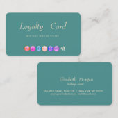 Modern Makeup Loyalty Kaart (Voorkant / Achterkant)