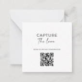 Modern Malimal Partagez l'amour QR Code Cartes de (Devant)