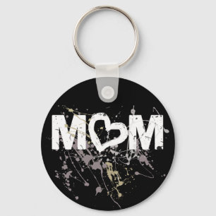 Modern mam, O Heart Design Sleutelhanger