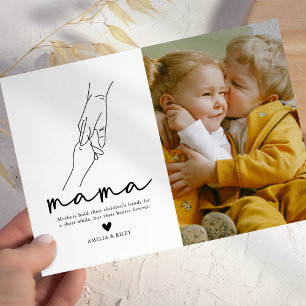 Modern Mama Foto Moederdag Kaart