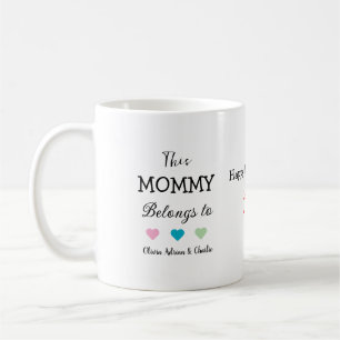 Modern Mama Kind Namen Schattigee Harten Custom Gi Koffiemok