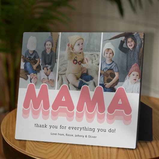 Modern Mama Photo Plaque Fotoplaat