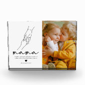 Modern Mama Quote Keepomwille Fotoblokken (Voorkant)