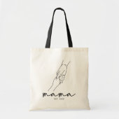 Modern mama vestigde mama tote bag (Voorkant)