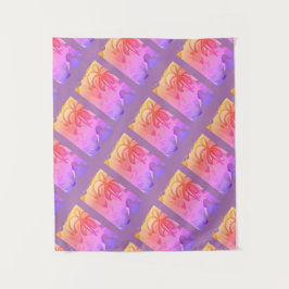 MODERN Mandala COLOR PINK LIGHT TREE Tapestry Wandkleed