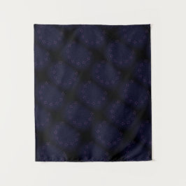 MODERN Mandala LINES - PINK PLUE ROOS Tapestry Wandkleed